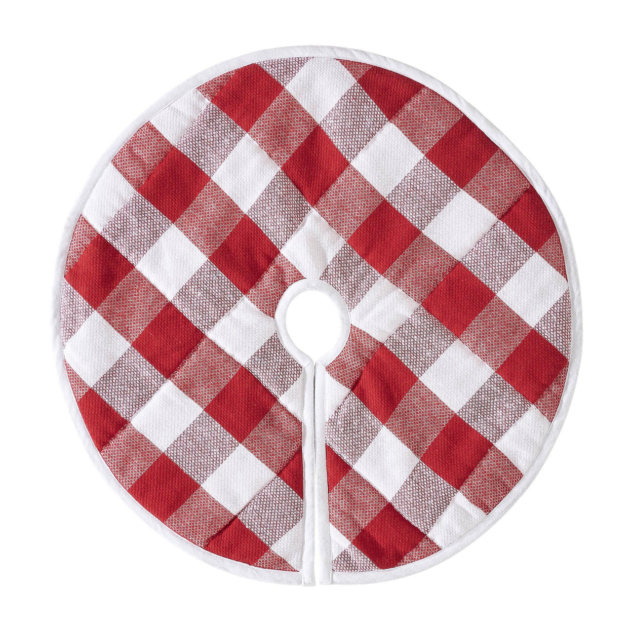 Annie Red Check Tree Skirt 24 - The Fox Decor