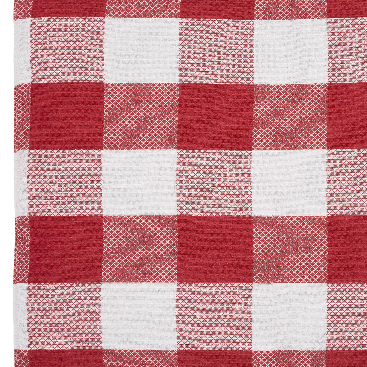 Annie Red Check Placemat Set of 2 13x19 - The Fox Decor