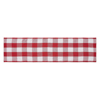 Annie Red Check Runner 12x48 - The Fox Decor