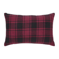 Thumbnail for Cumberland Red Black Plaid Merry Christmoose Pillow 14x22 - The Fox Decor