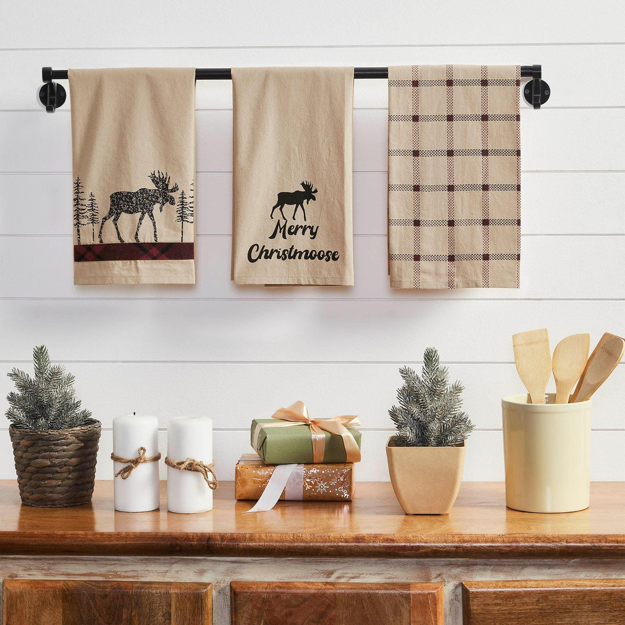 Cumberland Moose Tea Towel Set of 3 19x28 - The Fox Decor