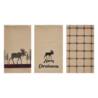 Cumberland Moose Tea Towel Set of 3 19x28 - The Fox Decor