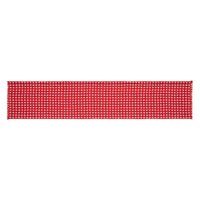 Gallen Red White Runner Fringed 12x60 - The Fox Decor