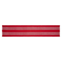 Arendal Red Stripe Runner Fringed 12x60 - The Fox Decor