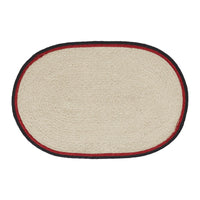 Jolly Ole Santa Jute Oval Placemat 13x19 - The Fox Decor