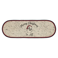 Jolly Ole Santa Jute Oval Runner 12x36 - The Fox Decor