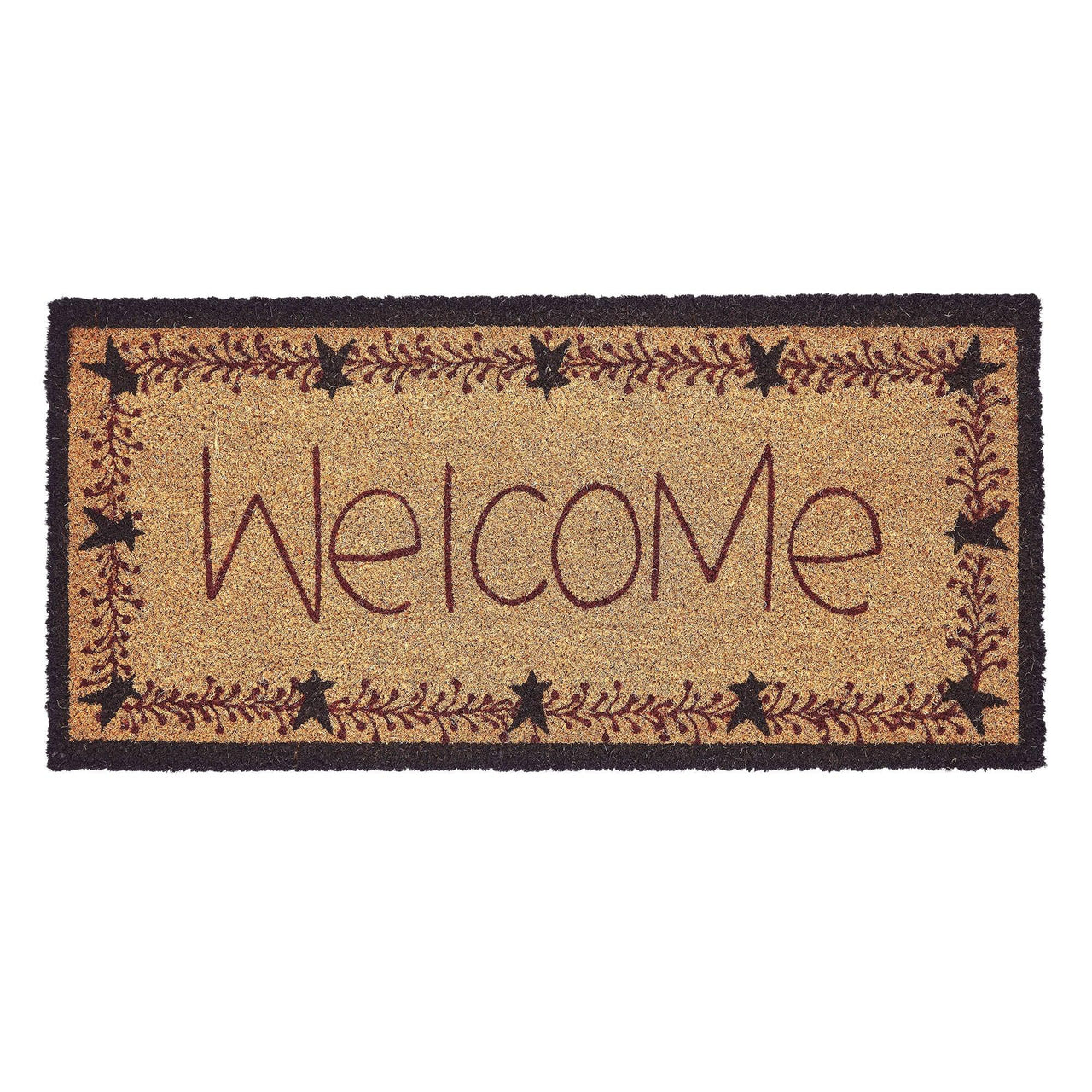 Pip Vinestar Coir Welcome Rug Rect 17x36 - The Fox Decor