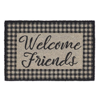Finders Keepers Welcome Friends Coir Rug Rect 20x30 - The Fox Decor