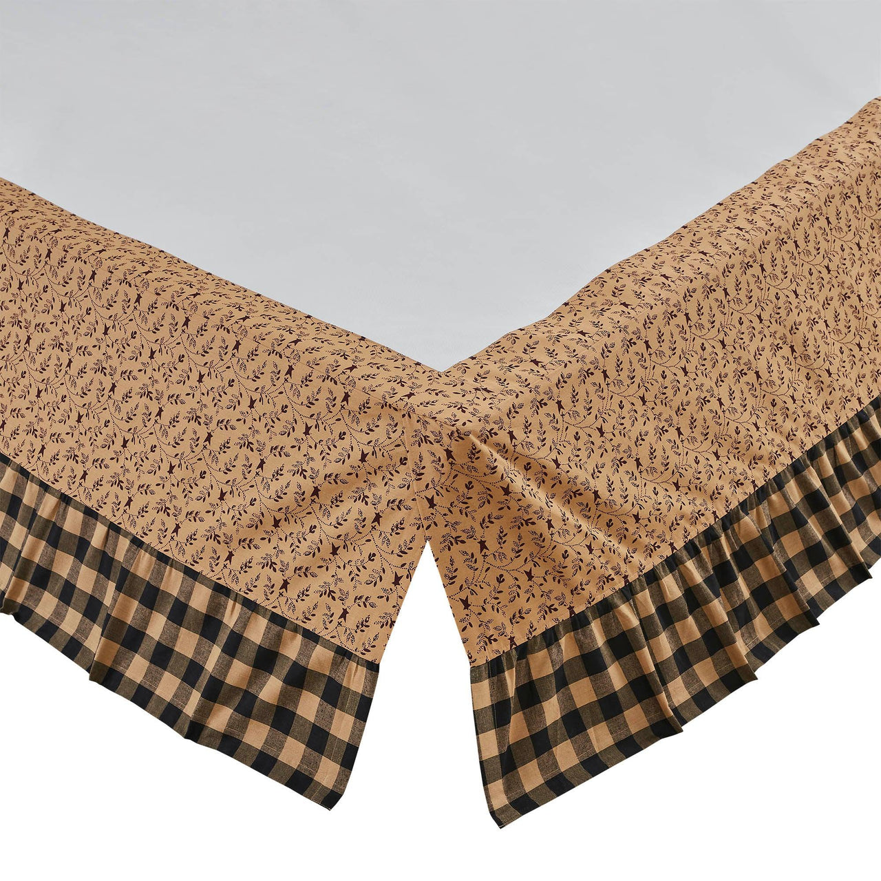 Pip Vinestar Ruffled Queen Bed Skirt 60x80x16 - The Fox Decor