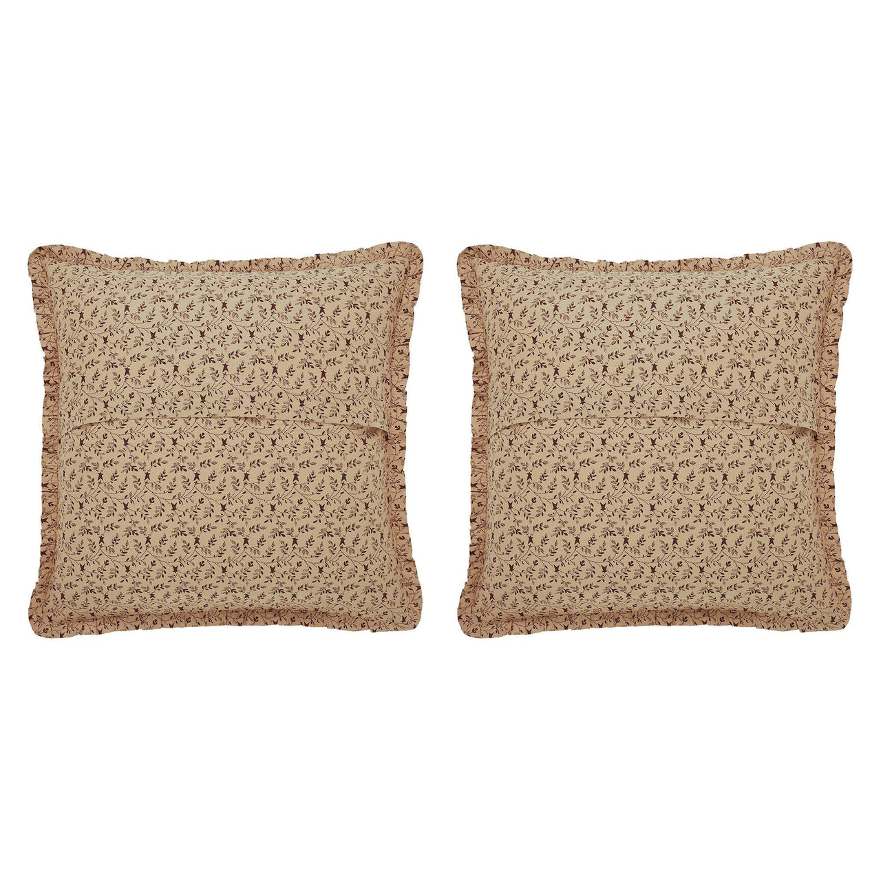 Pip Vinestar Fabric Euro Sham Set of 2 26x26 - The Fox Decor