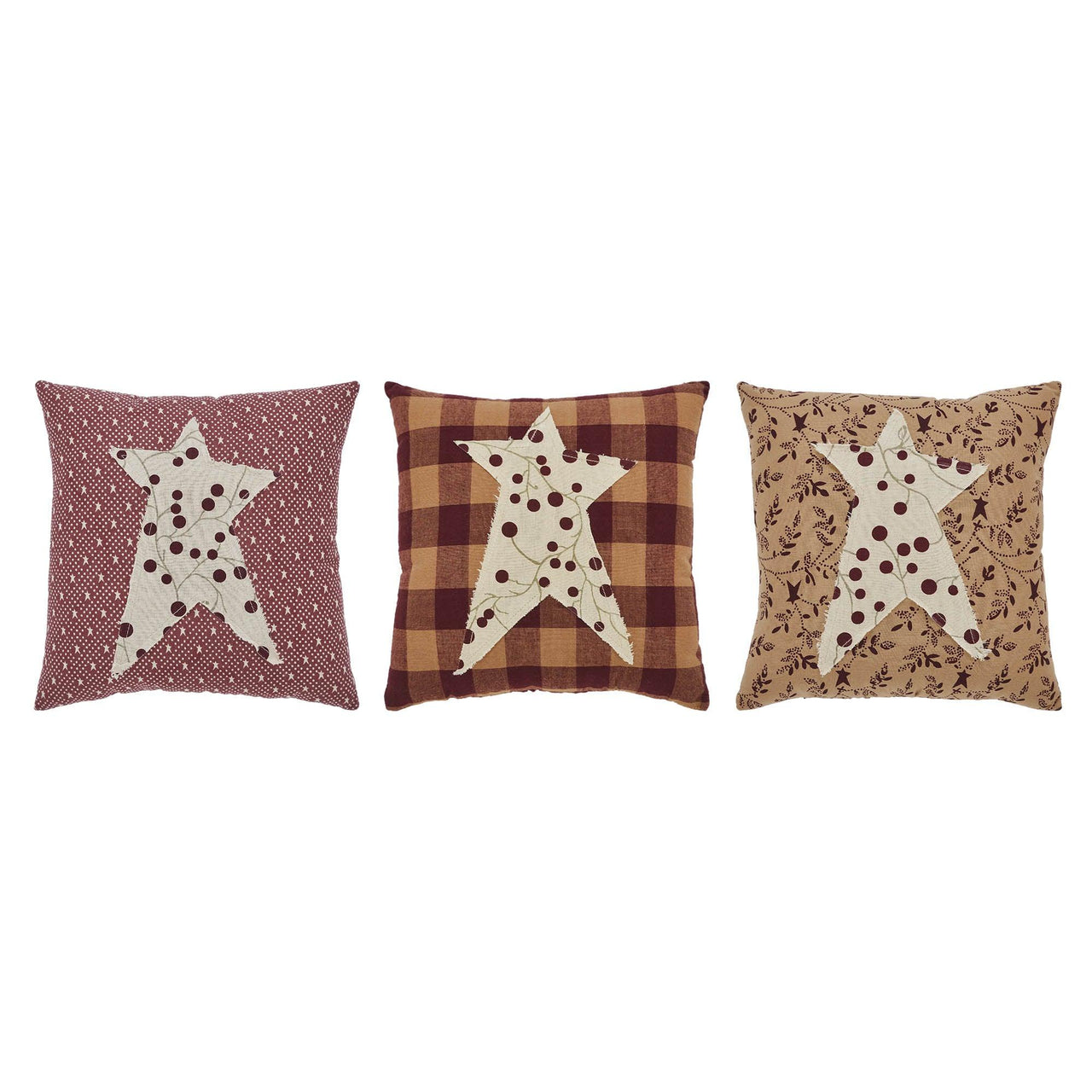 Pip Vinestar Pillow Set of 3 9x9 - The Fox Decor