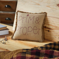 Connell Prim & Proper Pillow 12x12 - The Fox Decor