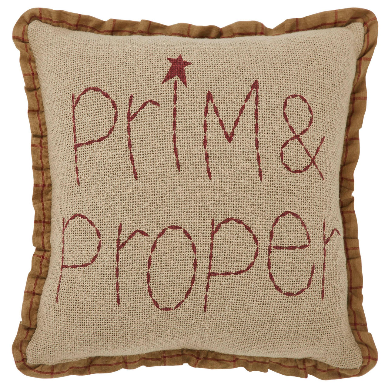 Connell Prim & Proper Pillow 12x12 - The Fox Decor