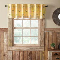 Thumbnail for Buzzy Bees Ruffled Valance 18x60 - The Fox Decor