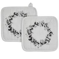 Finders Keepers Eucalyptus Pot Holder Set of 2 8x8 - The Fox Decor