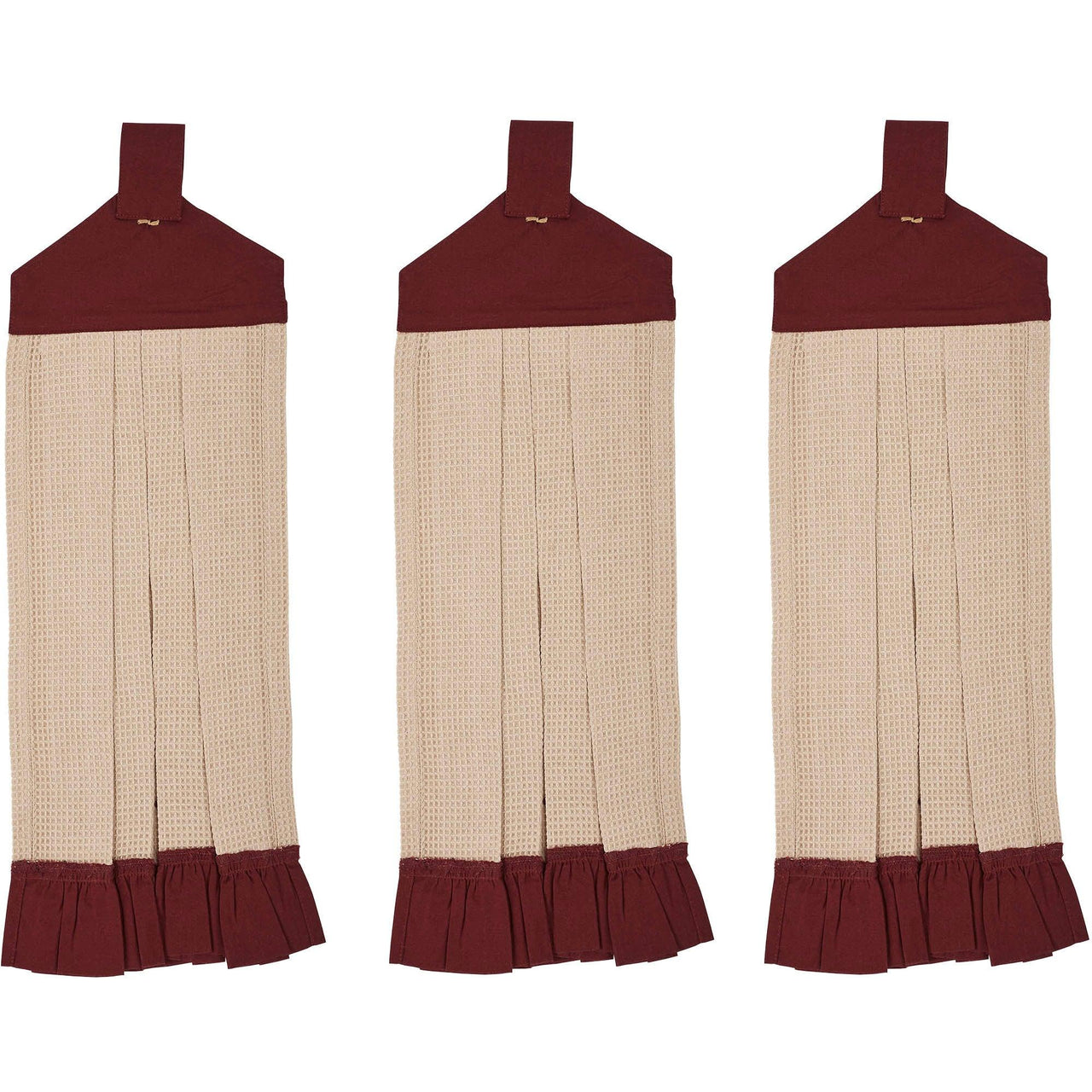 Connell Button Loop Tea Towel Set of 3 - The Fox Decor