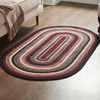 Thumbnail for Connell Jute Rug Oval w/ Pad 36x60