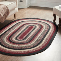 Thumbnail for Connell Jute Rug Oval w/ Pad 48x72