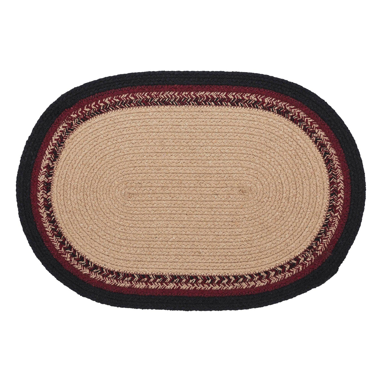 Connell Oval Placemat Stencil Stars 13x19 - The Fox Decor