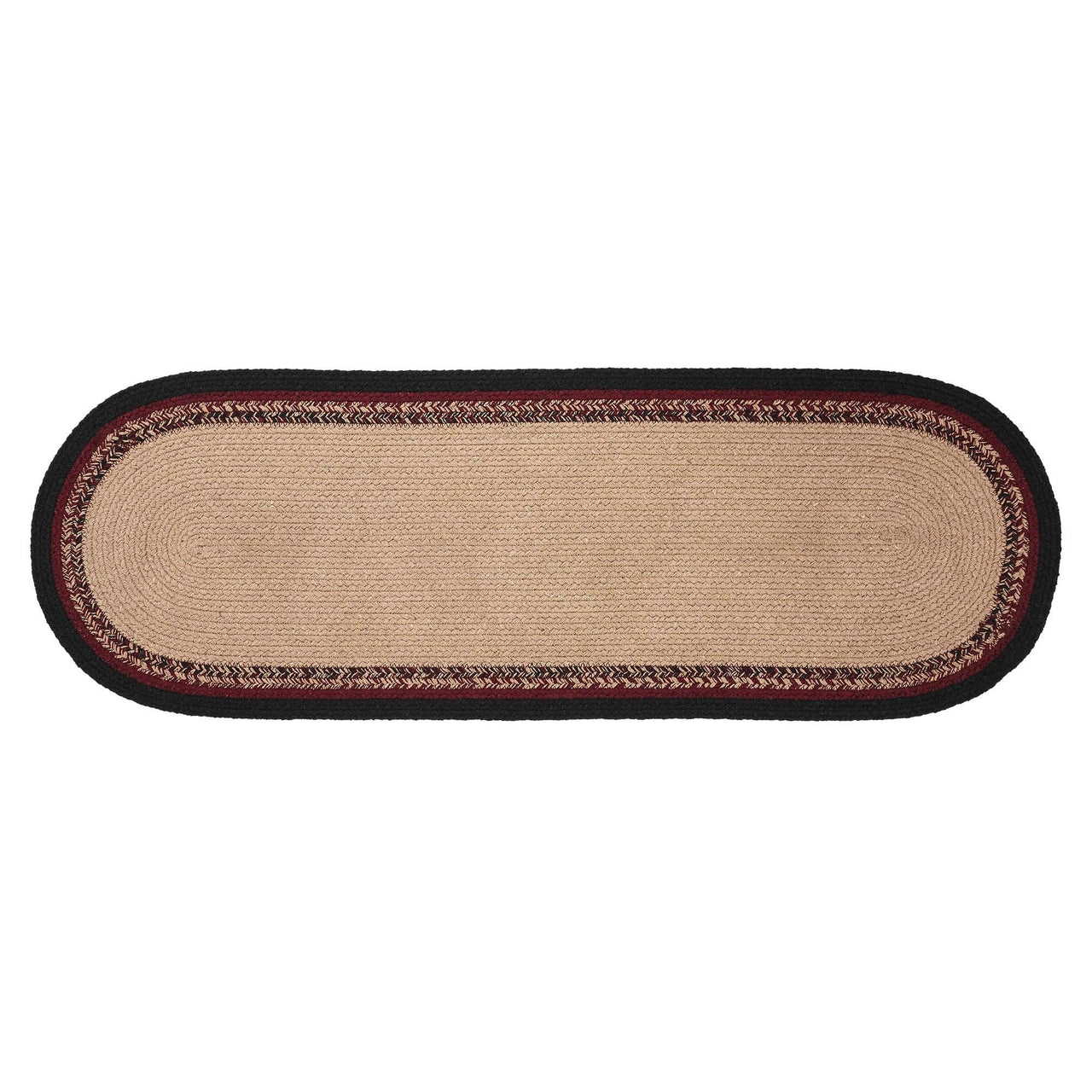 Connell Oval Runner Stencil Stars 12x36 - The Fox Decor