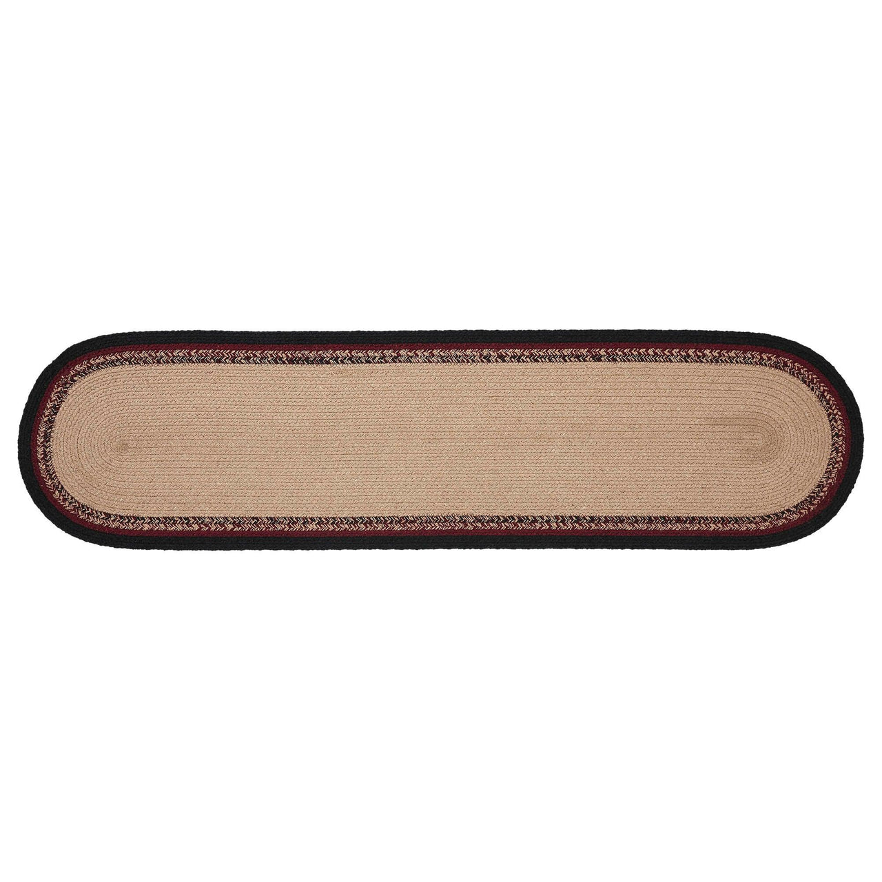 Connell Oval Runner Stencil Stars 12x48 - The Fox Decor