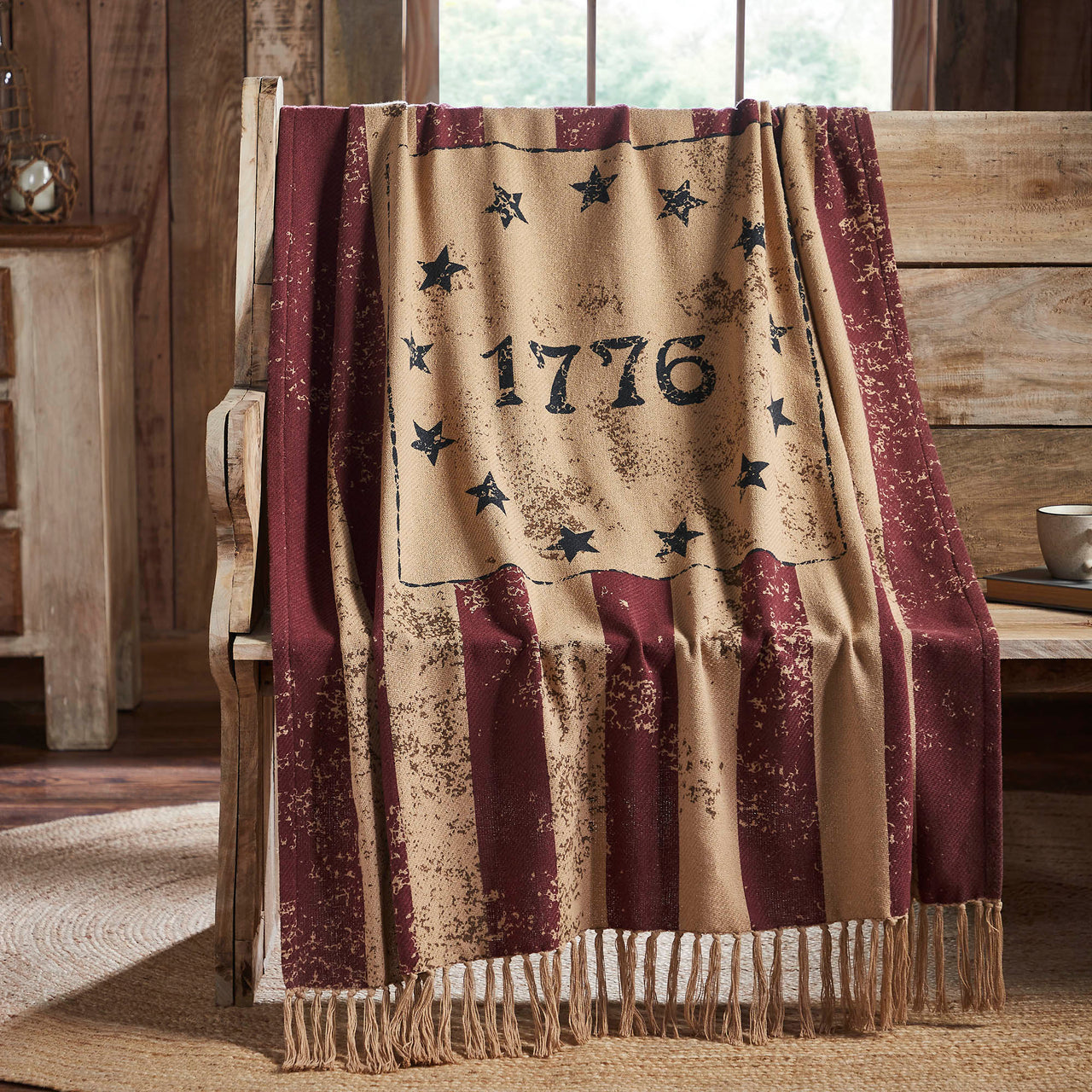 My Country 1776 Woven Throw 50x60