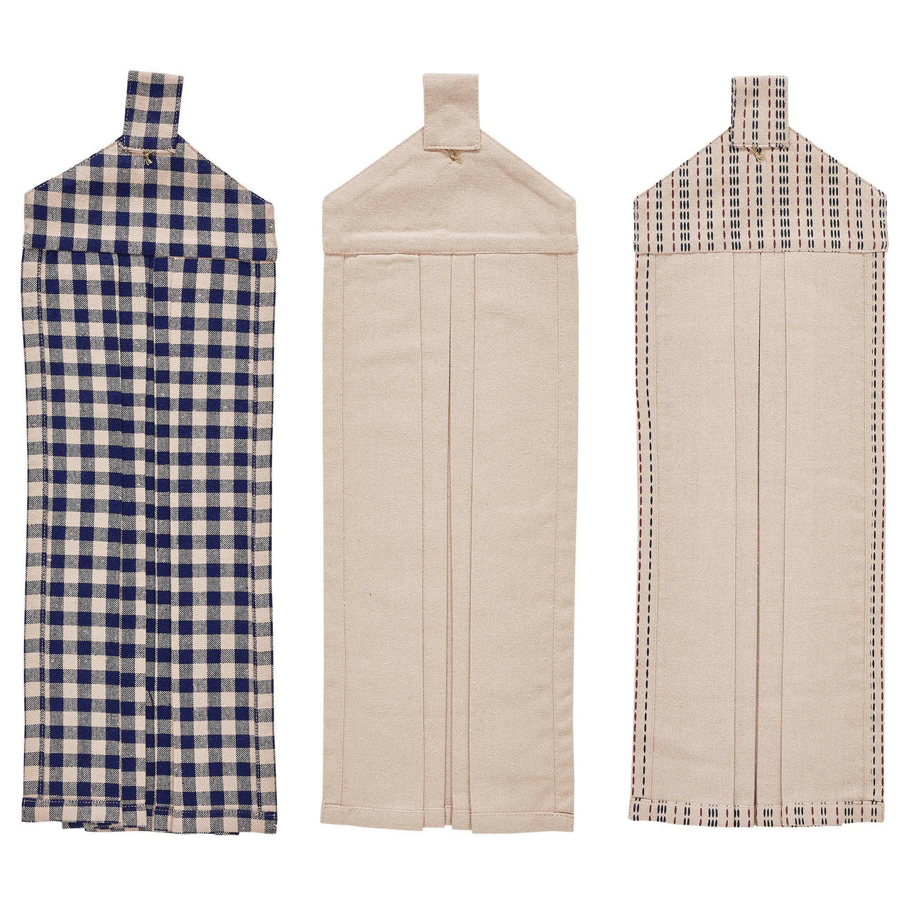 My Country Button Loop Tea Towel Set of 3 - The Fox Decor