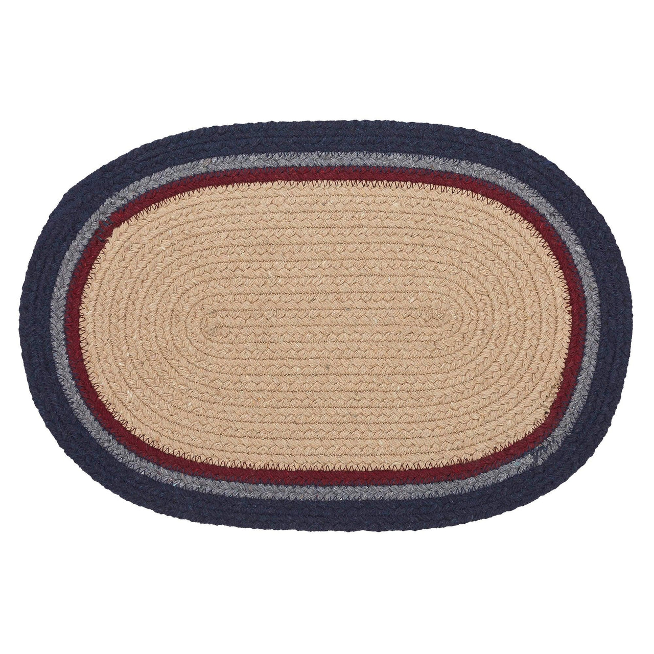 My Country Oval Placemat Stencil Stars 10x15 - The Fox Decor