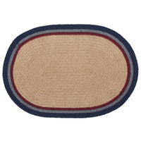 My Country Oval Placemat Stencil Stars 13x19 - The Fox Decor