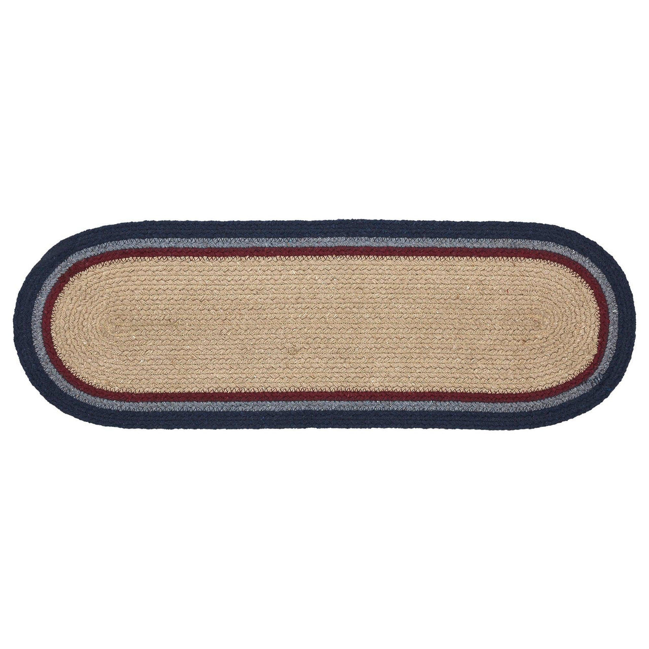 My Country Oval Runner Stencil Stars 8x24 - The Fox Decor