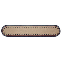 My Country Oval Runner Stencil Stars 12x60 - The Fox Decor