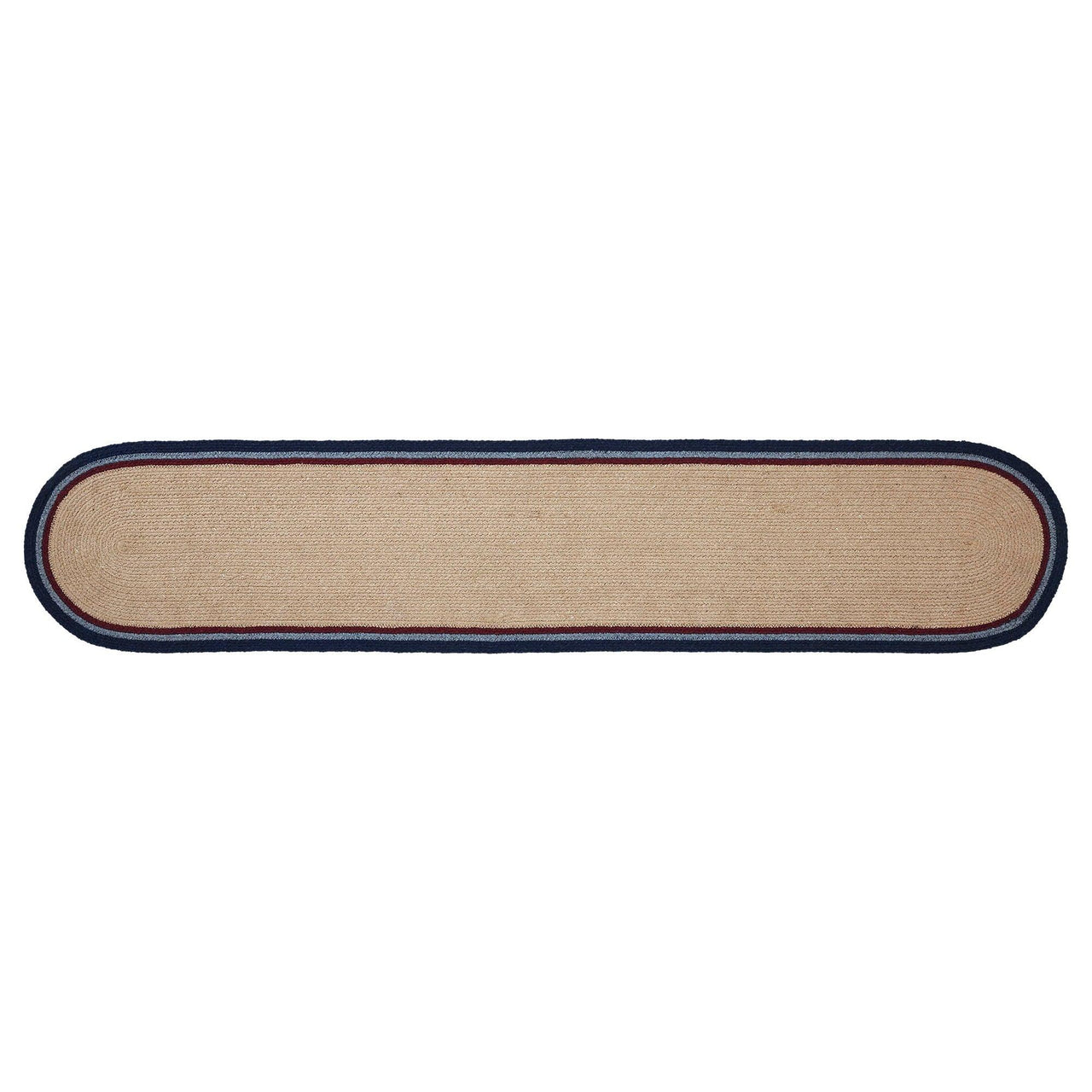 My Country Oval Runner Stencil Stars 12x60 - The Fox Decor