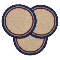 My Country Trivet Stencil Stars 12 inch Diameter Set of 3 - The Fox Decor