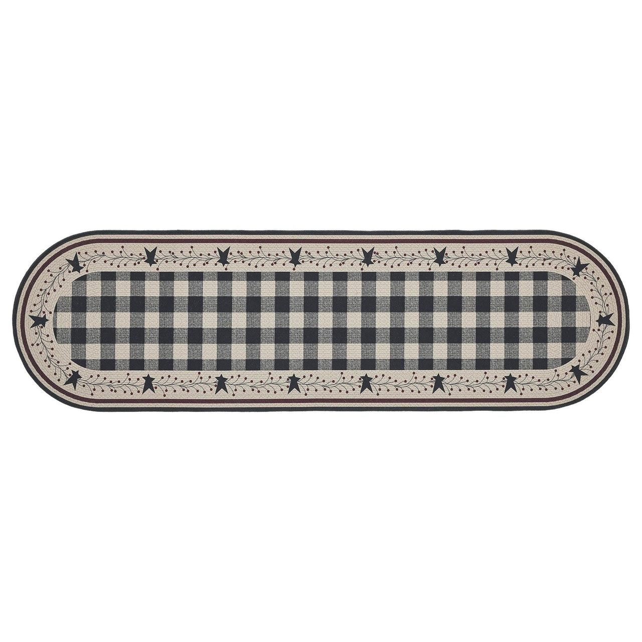 Pip Vinestar Polyester Rug/Runner Oval 22x78 - The Fox Decor