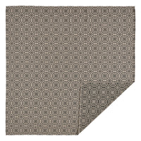 Thumbnail for Custom House Black Tan Jacquard Queen Coverlet 94Wx94L VHC Brands - The Fox Decor