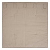 Custom House Black Tan Jacquard Quilted Lap Throw 34Wx34L - The Fox Decor