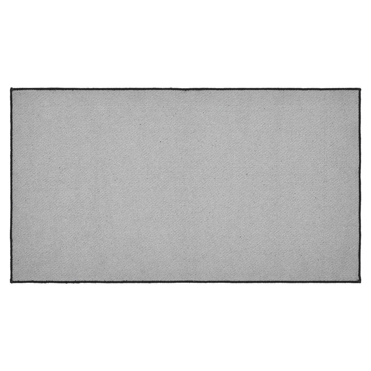 Custom House Black Tan Jacquard Polyester Rug Rect 27x48