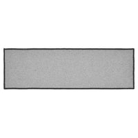 Custom House Black Tan Jacquard Polyester Stair Tread Rect Latex 8.5x27