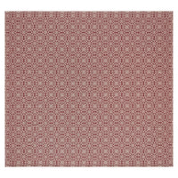 Custom House Burgundy Tan Jacquard King Coverlet 106Wx97L - The Fox Decor