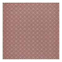 Custom House Burgundy Tan Jacquard Queen Coverlet 94Wx94L - The Fox Decor