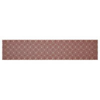 Custom House Burgundy Tan Jacquard Runner 12x60 - The Fox Decor