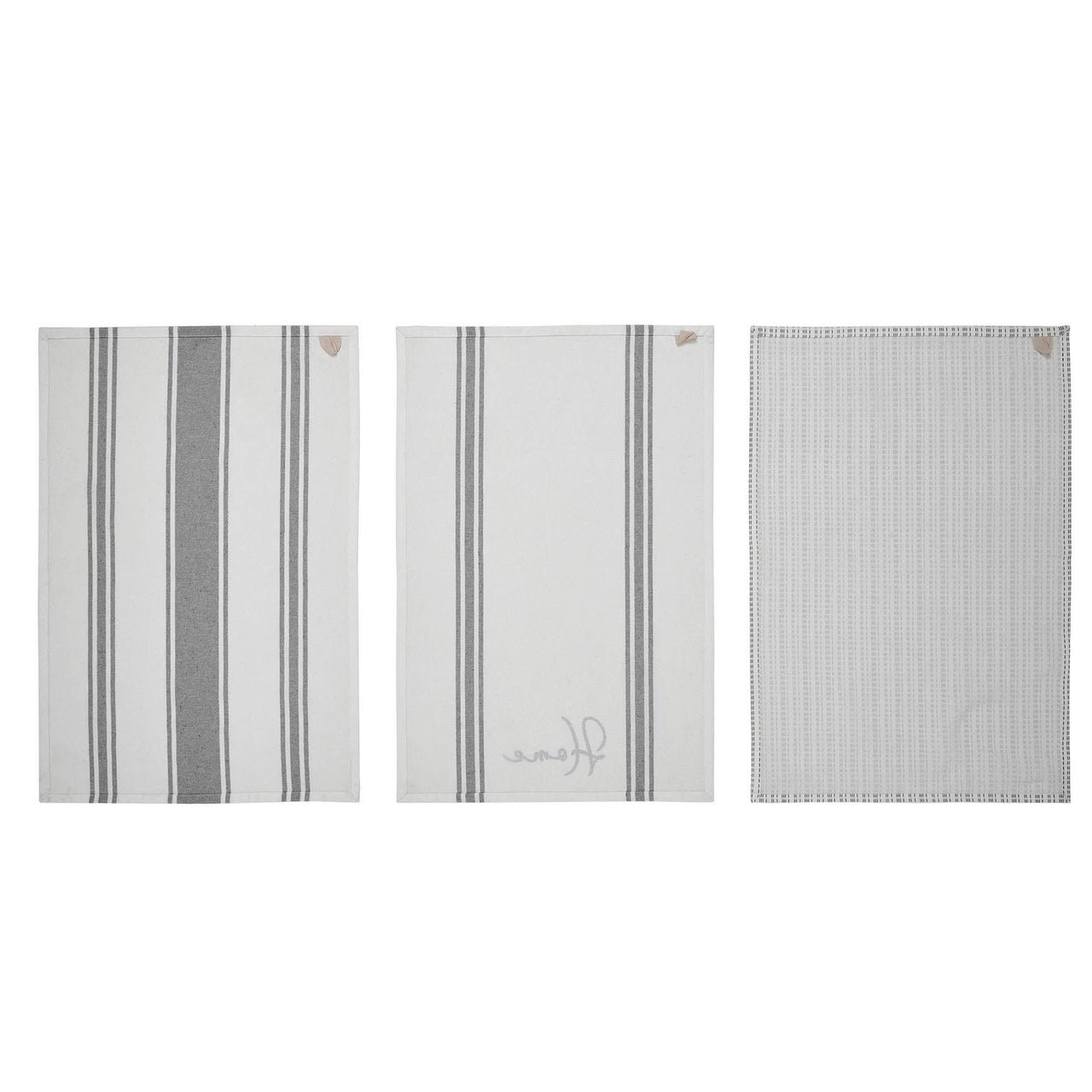 Finders Keepers Decorative Tea Towel Set of 3 19x28 - The Fox Decor