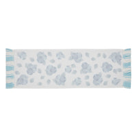 Finders Keepers Hydrangea Ruffled Runner 8x24 - The Fox Decor