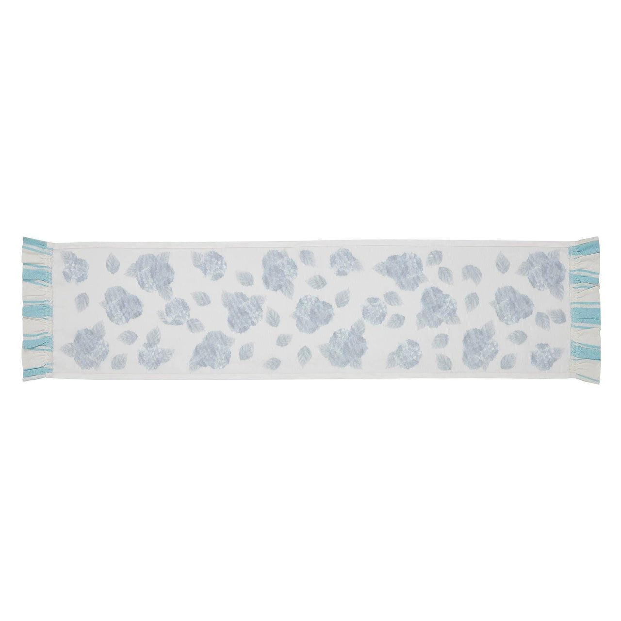 Finders Keepers Hydrangea Ruffled Runner 12x48 - The Fox Decor