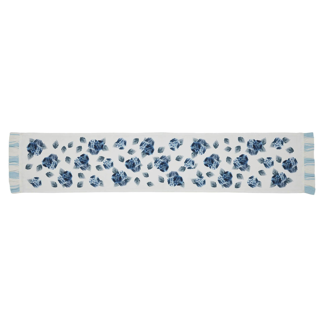 Finders Keepers Hydrangea Ruffled Runner 12x60 - The Fox Decor