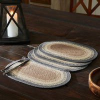 Finders Keepers Oval Placemat Set of 4 10x15 - The Fox Decor