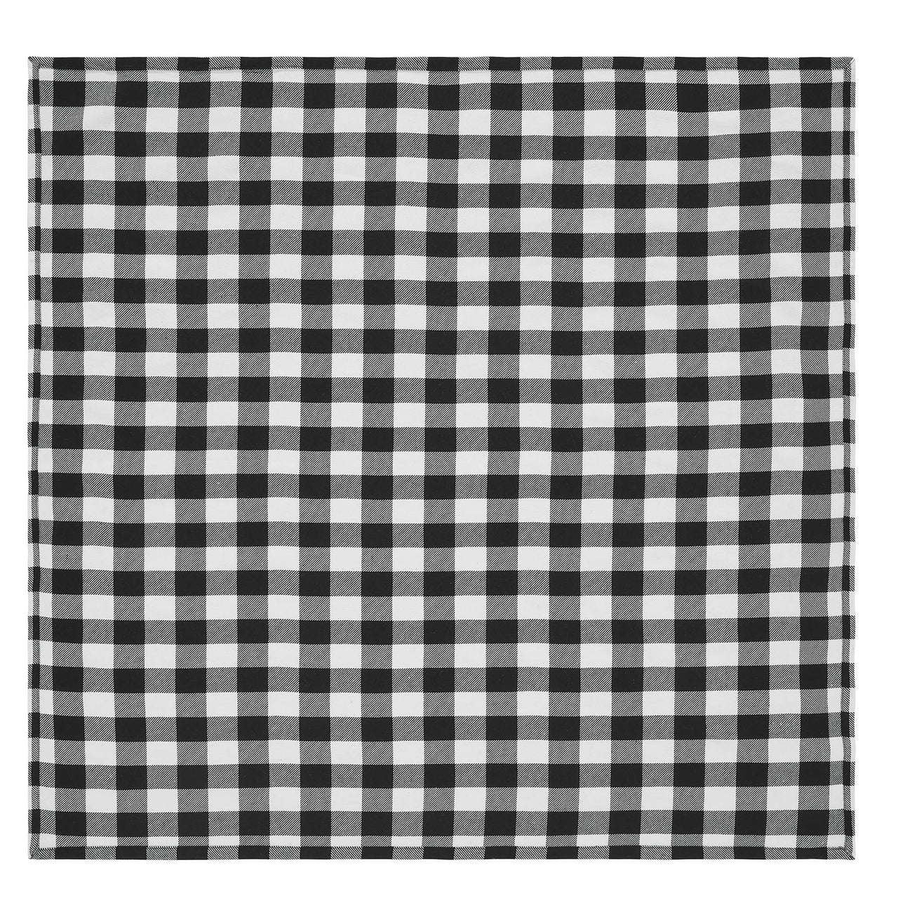 Annie Buffalo Check Black Table Topper 40x40