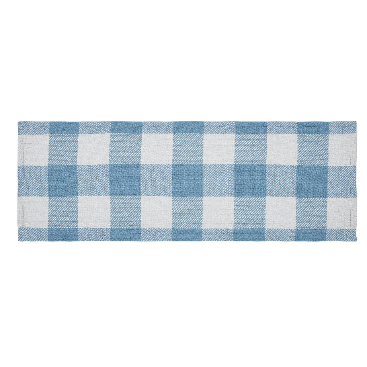 Annie Buffalo Check Blue Runner 12x36 - The Fox Decor