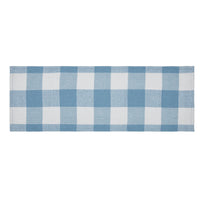 Annie Buffalo Check Blue Runner 12x36 - The Fox Decor