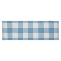 Annie Buffalo Check Blue Runner 12x36 - The Fox Decor